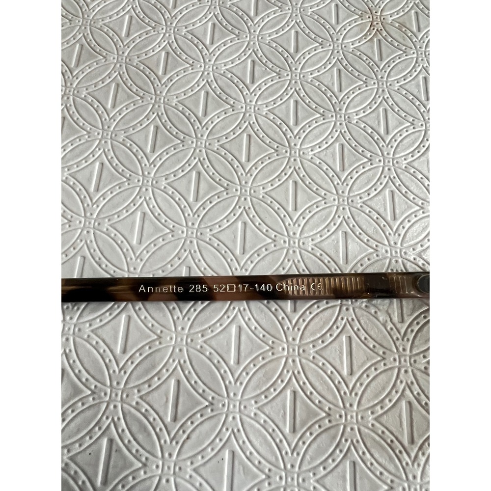 Warby‎ Parker Annette 285 Eyeglasses Brown Tortoise Rectangular Frames 52-17-140 - Picture 4 of 8